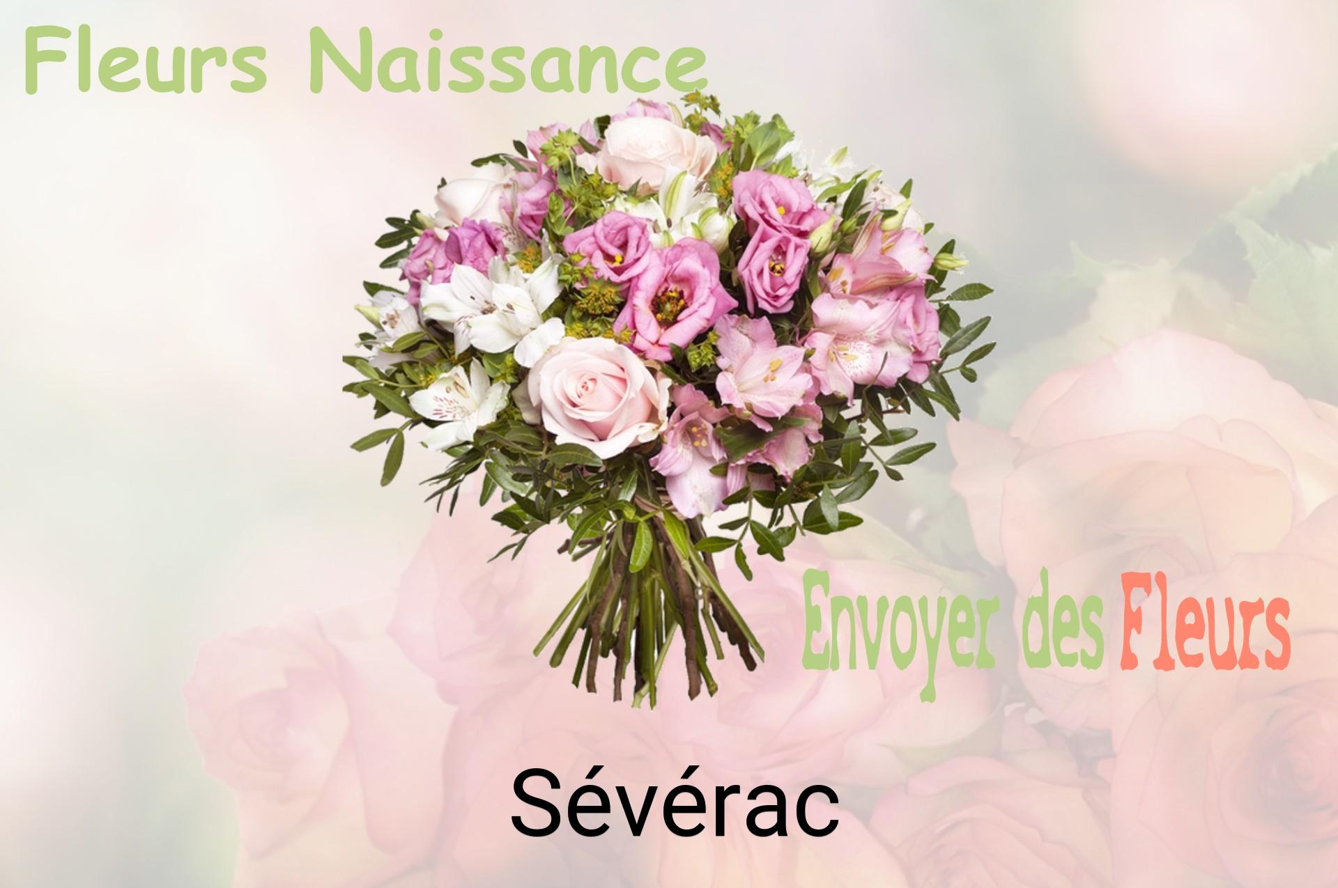 Bouquet de fleurs de naissance livré à Sévérac